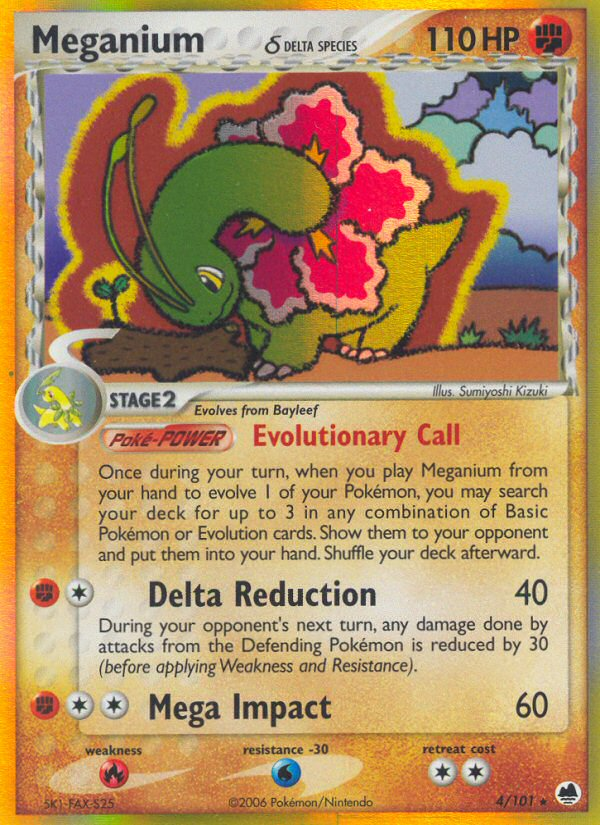 Meganium δ - Pokémon TCG Card
