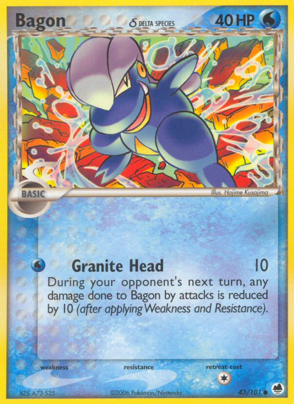 Bagon δ - Pokémon TCG Card