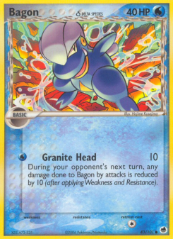Bagon δ - pokemon TCG Card