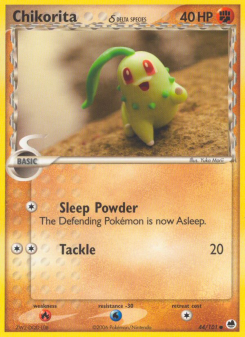 Chikorita δ - pokemon TCG Card