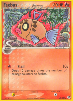 Feebas δ - pokemon TCG Card