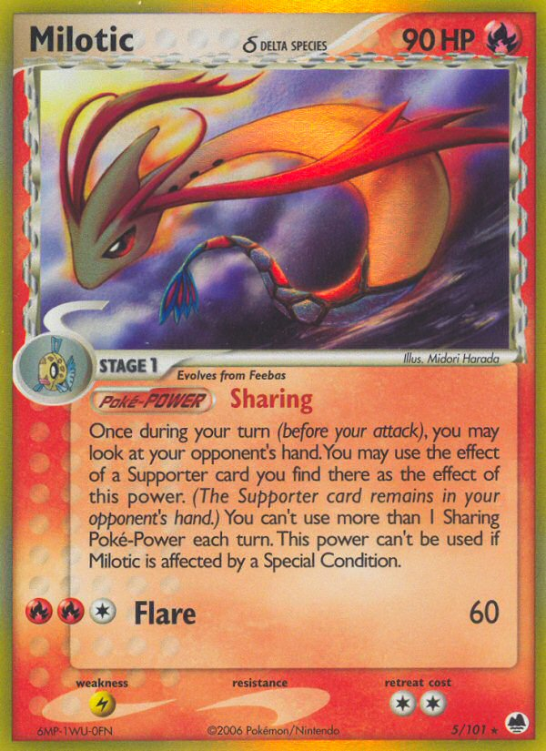 Milotic δ - Pokémon TCG Card