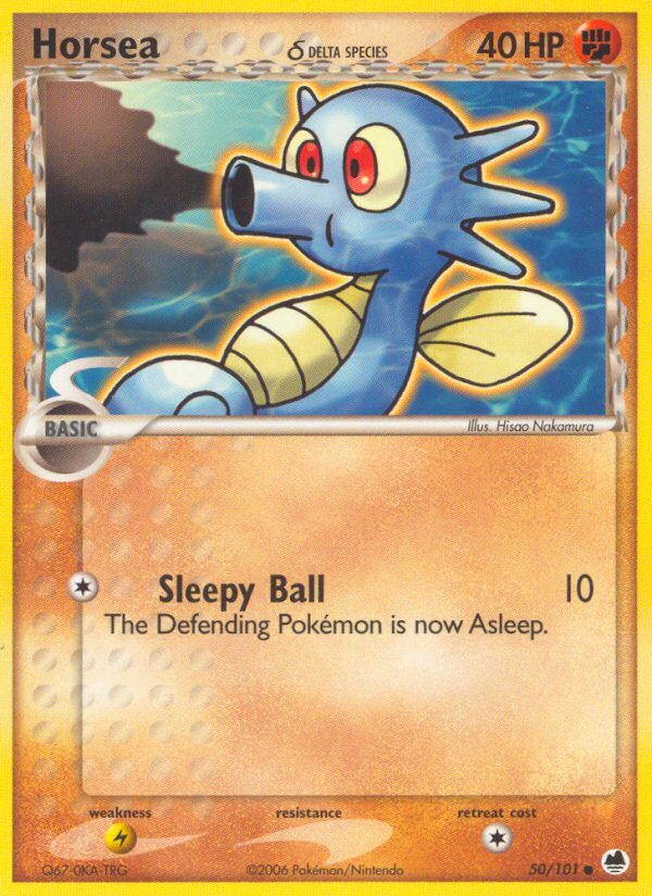 Horsea δ - Pokémon TCG Card
