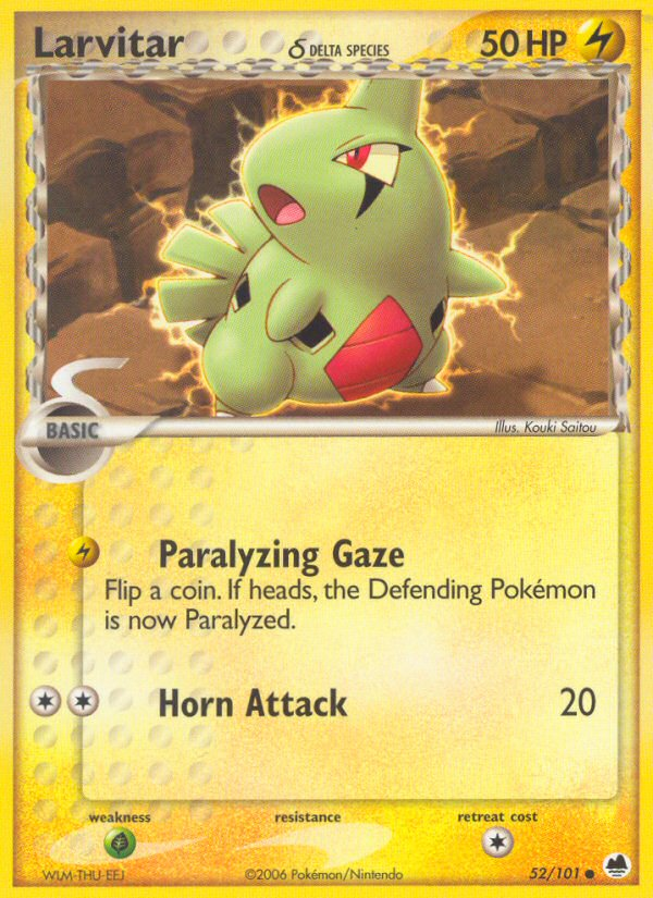 Larvitar δ - Pokémon TCG Card