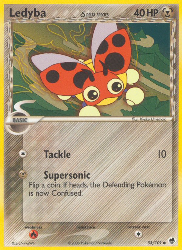 Ledyba δ - Pokémon TCG Card
