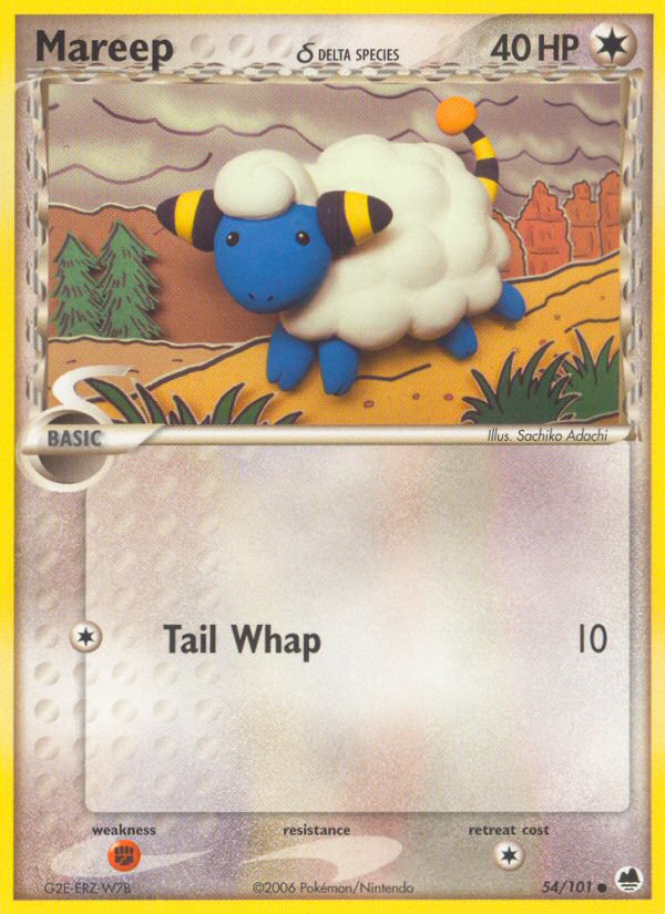 Mareep δ - Pokémon TCG Card