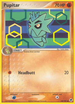 Pupitar - pokemon TCG Card