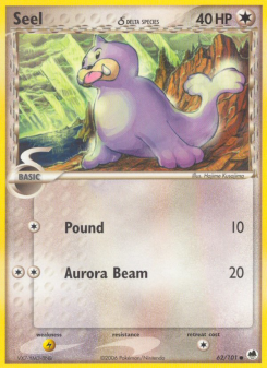 Seel δ - pokemon TCG Card