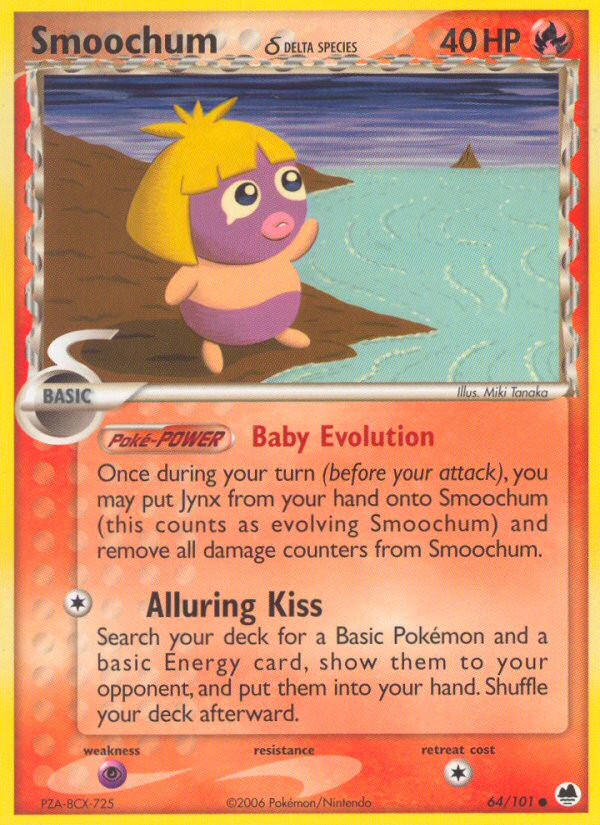Smoochum δ - Pokémon TCG Card