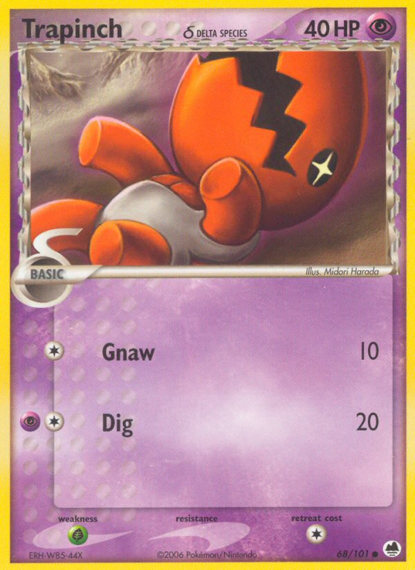 Trapinch δ - Pokémon TCG Card