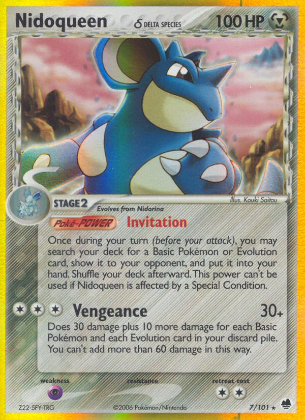 Nidoqueen δ - Pokémon TCG Card