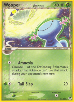 Wooper δ - pokemon TCG Card