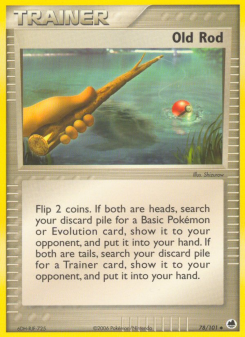 Old Rod - pokemon TCG Card