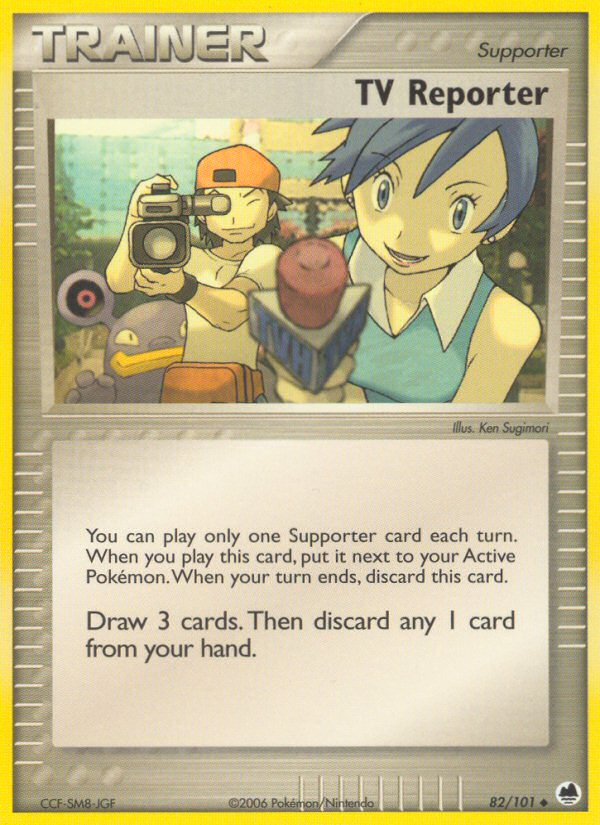 TV Reporter - Pokémon TCG Card