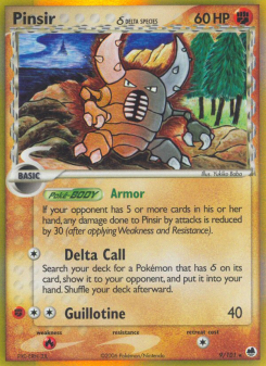 Pinsir δ - pokemon TCG Card