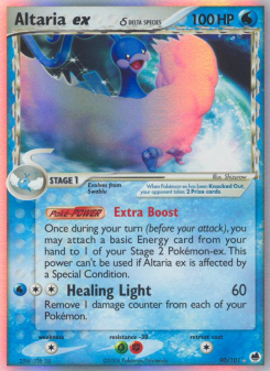 Altaria ex δ - pokemon TCG Card