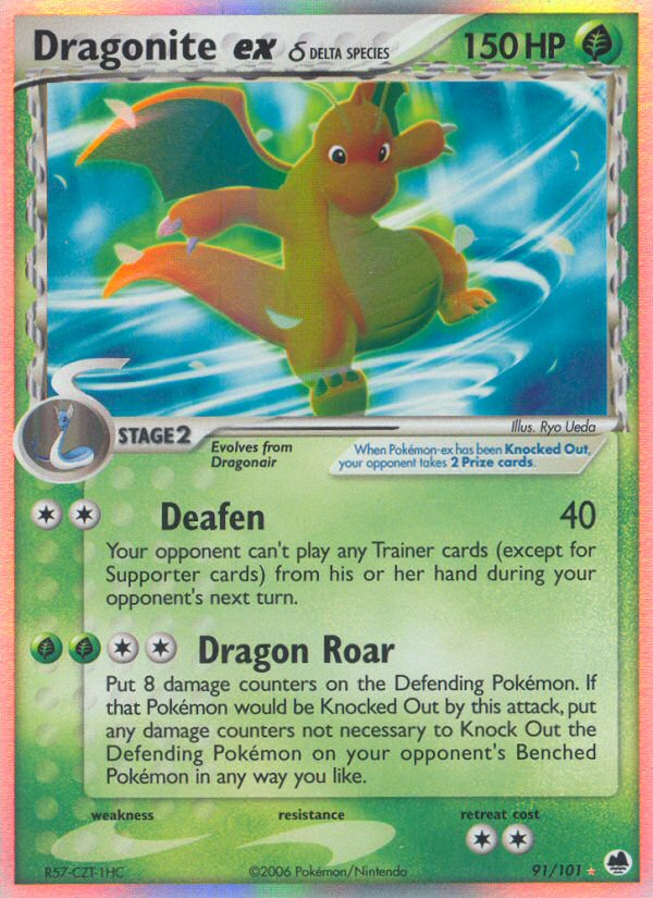 Dragonite ex δ - Pokémon TCG Card