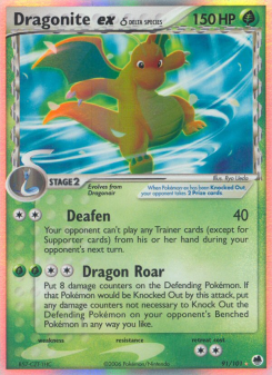 Dragonite ex δ - pokemon TCG Card