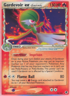 Gardevoir ex δ - pokemon TCG Card
