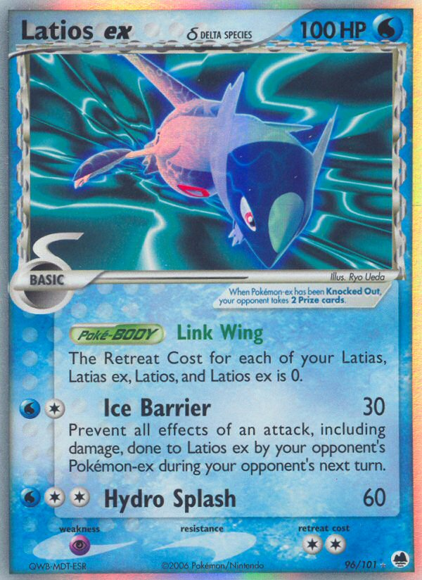 Latios ex δ - Pokémon TCG Card