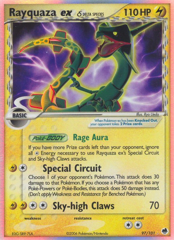 Rayquaza ex δ - Pokémon TCG Card