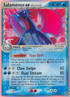 Salamence ex δ - pokemon TCG Card