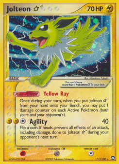 Jolteon Star - pokemon TCG Card