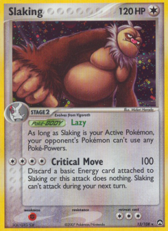 Slaking - pokemon TCG Card