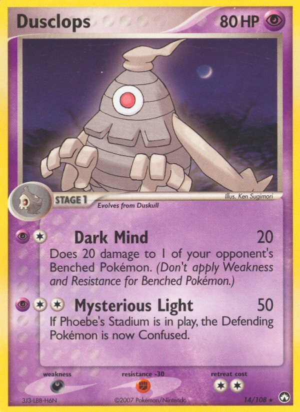 Dusclops - Pokémon TCG Card