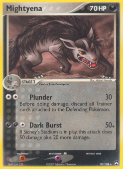 Mightyena - pokemon TCG Card