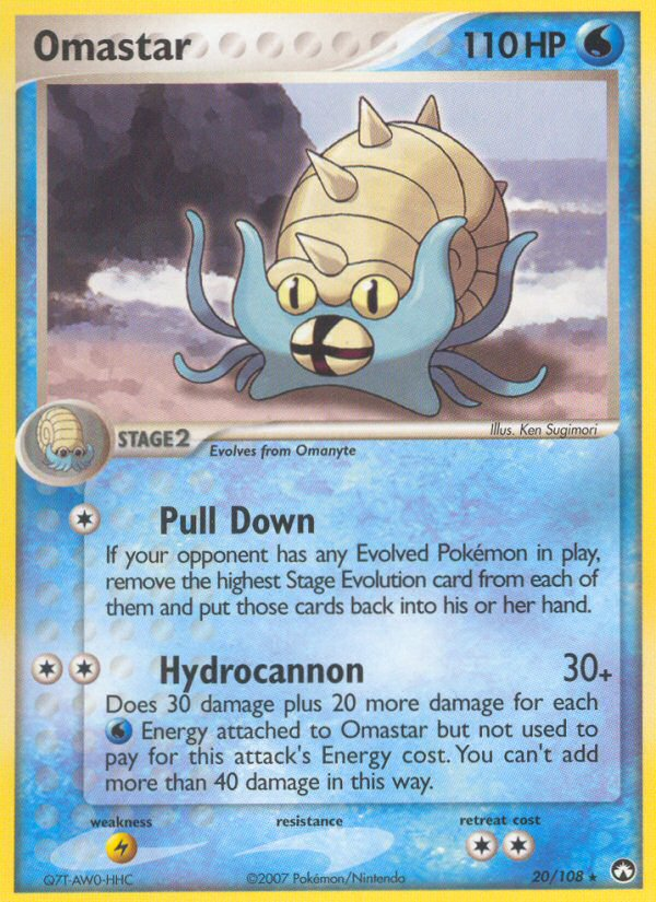 Omastar - Pokémon TCG Card