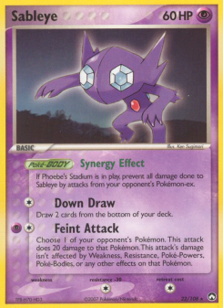 Sableye - pokemon TCG Card
