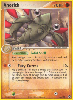 Anorith - pokemon TCG Card