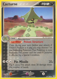 Cacturne - pokemon TCG Card