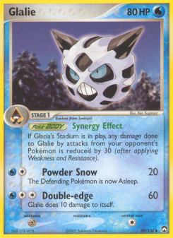 Glalie - pokemon TCG Card