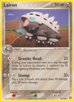 Lairon - pokemon TCG Card