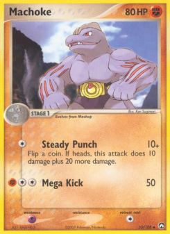 Machoke - pokemon TCG Card