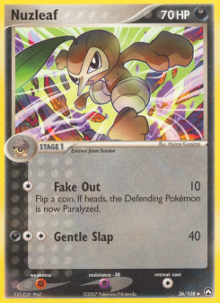 Nuzleaf - pokemon TCG Card