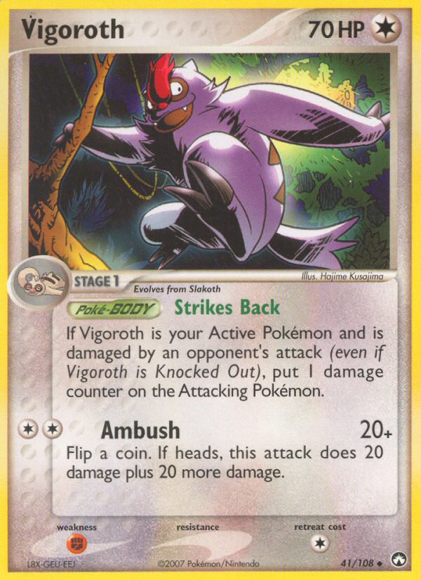 Vigoroth - Pokémon TCG Card