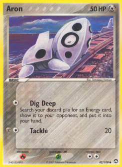 Aron - pokemon TCG Card