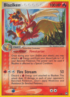 Blaziken - pokemon TCG Card
