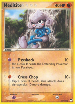 Meditite - pokemon TCG Card