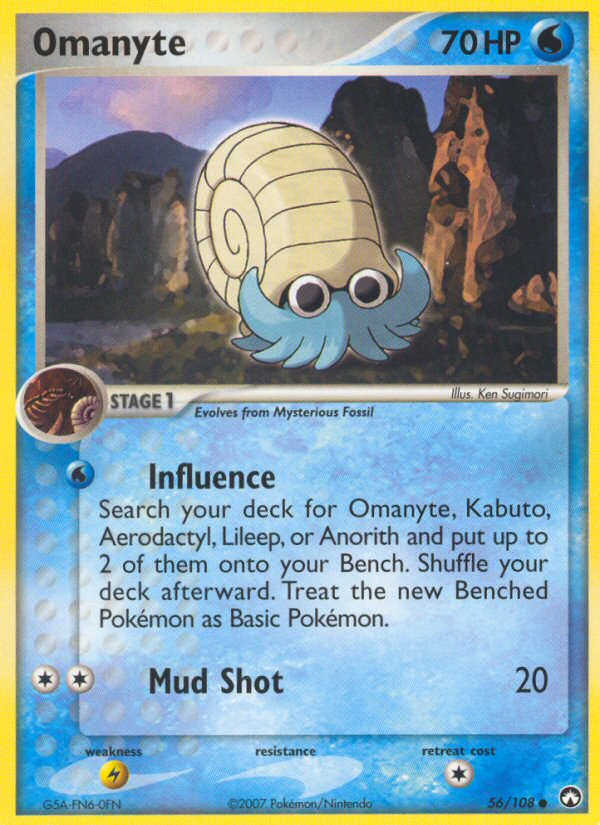 Omanyte - Pokémon TCG Card