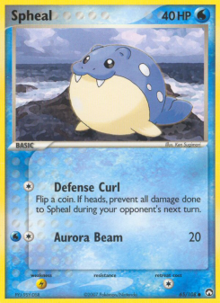 Spheal - pokemon TCG Card