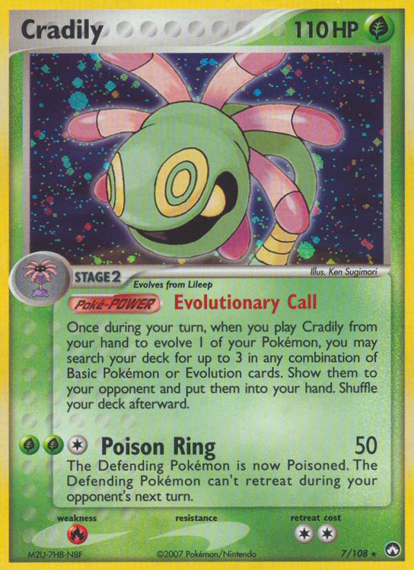 Cradily - Pokémon TCG Card