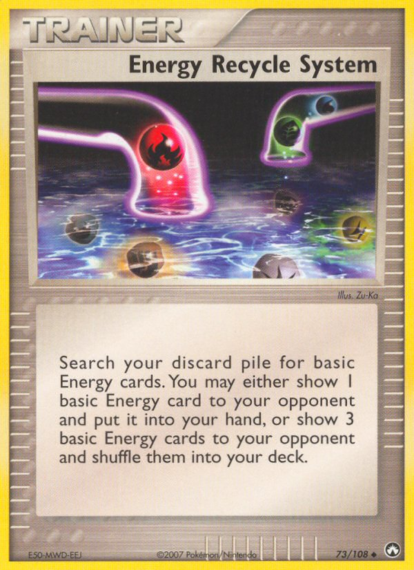Energy Recycle System - Pokémon TCG Card
