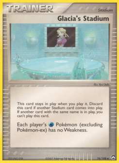 Glacia's Stadium - pokemon TCG Card
