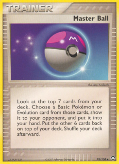 Master Ball - pokemon TCG Card