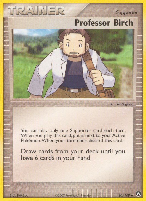 Professor Birch - Pokémon TCG Card