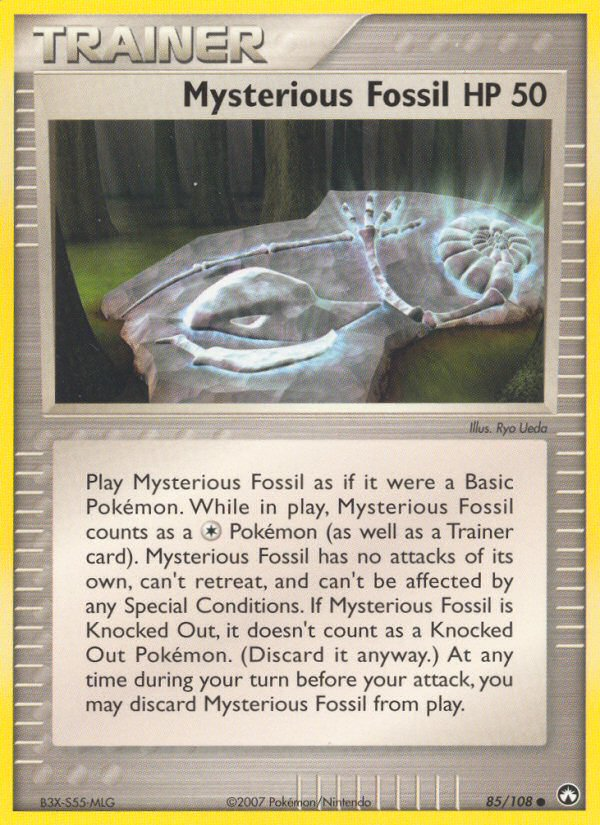 Mysterious Fossil - Pokémon TCG Card
